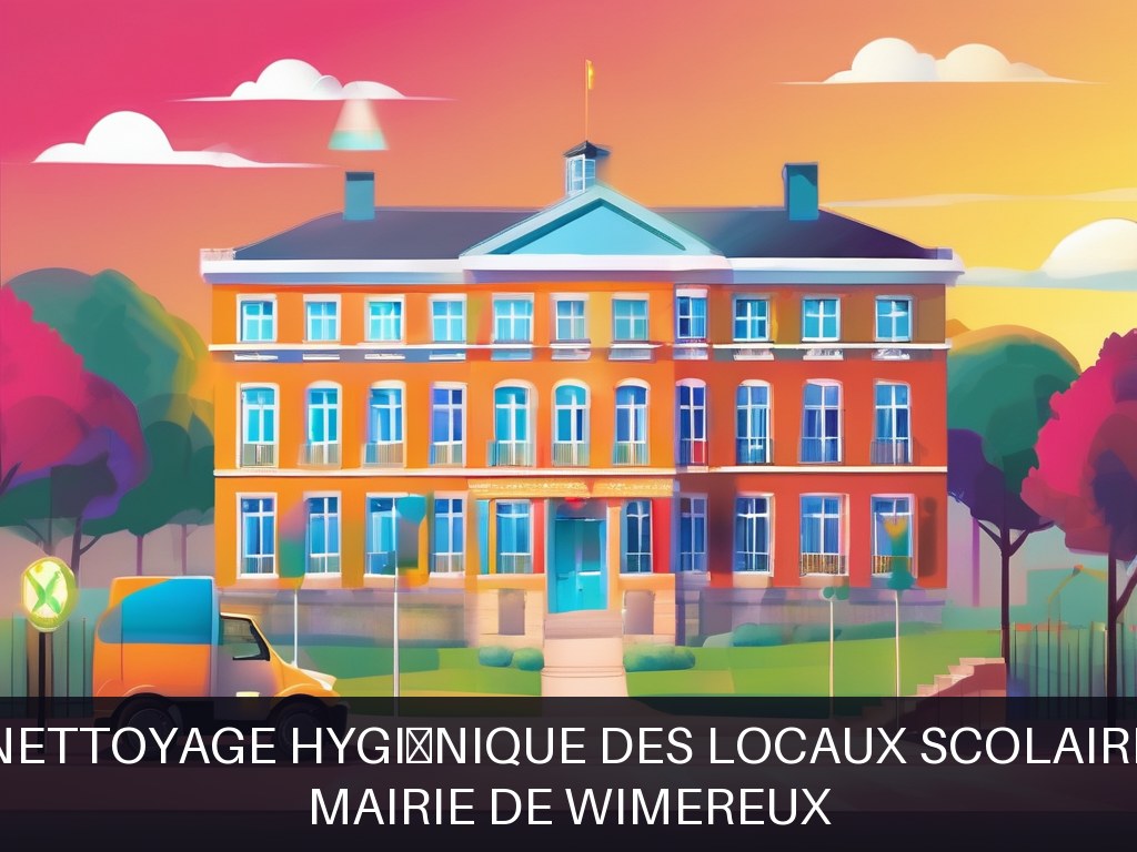 Illustration pour MAIRIE DE WIMEREUX: Maintenance et nettoyage hygiénique des locaux scolaires et communaux
