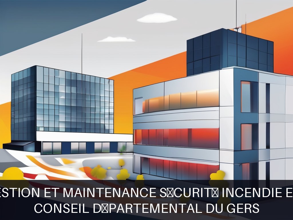 Illustration pour Conseil Départemental du Gers: Gestion et maintenance sécurité incendie ERP