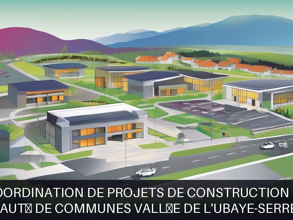 Illustration pour Communauté de Communes Vallée de l'Ubaye-Serre-Ponçon: Pilotage et coordination de projets de construction et rénovation