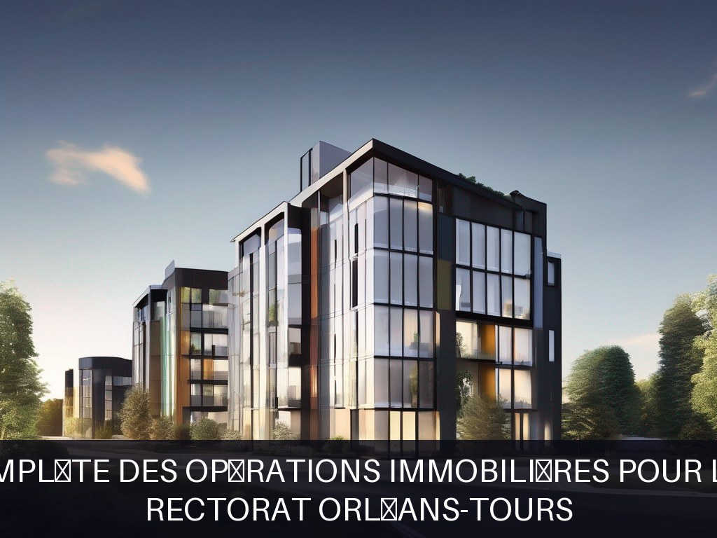 Illustration pour Rectorat Orléans-Tours: Gestion complète des opérations immobilières pour le Rectorat