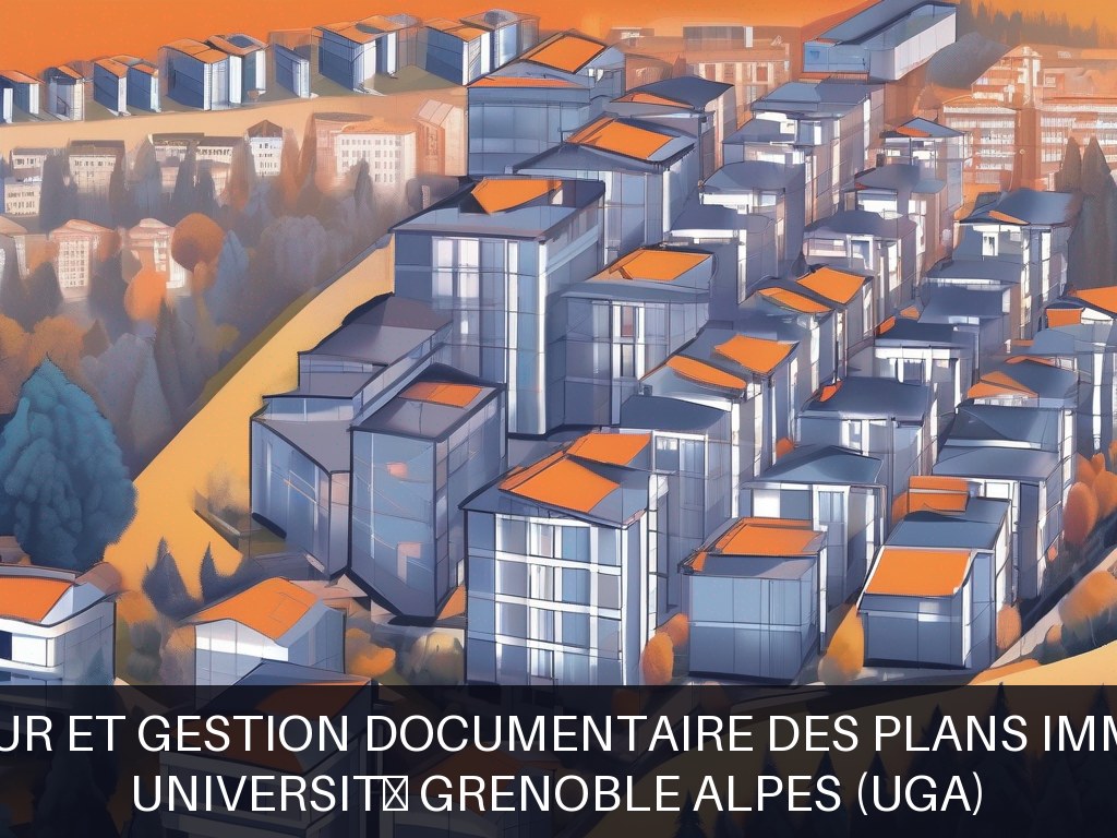 Illustration pour Université Grenoble Alpes (UGA): Mise à jour et gestion documentaire des plans immobiliers