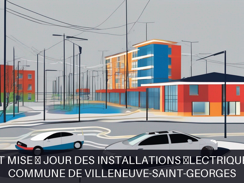 Illustration pour Commune de Villeneuve-Saint-Georges: Maintenance et mise à jour des installations électriques communales