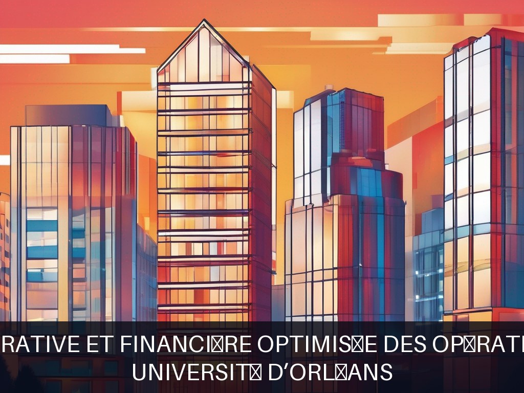 Illustration pour Université d’Orléans: Gestion administrative et financière optimisée des opérations immobilières