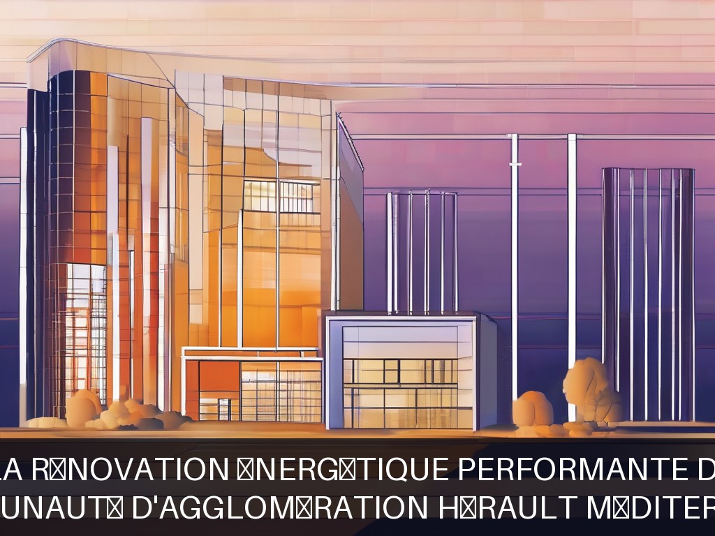 Illustration pour Communauté d'Agglomération Hérault Méditerranée: Accompagnement à la rénovation énergétique performante des bâtiments publics