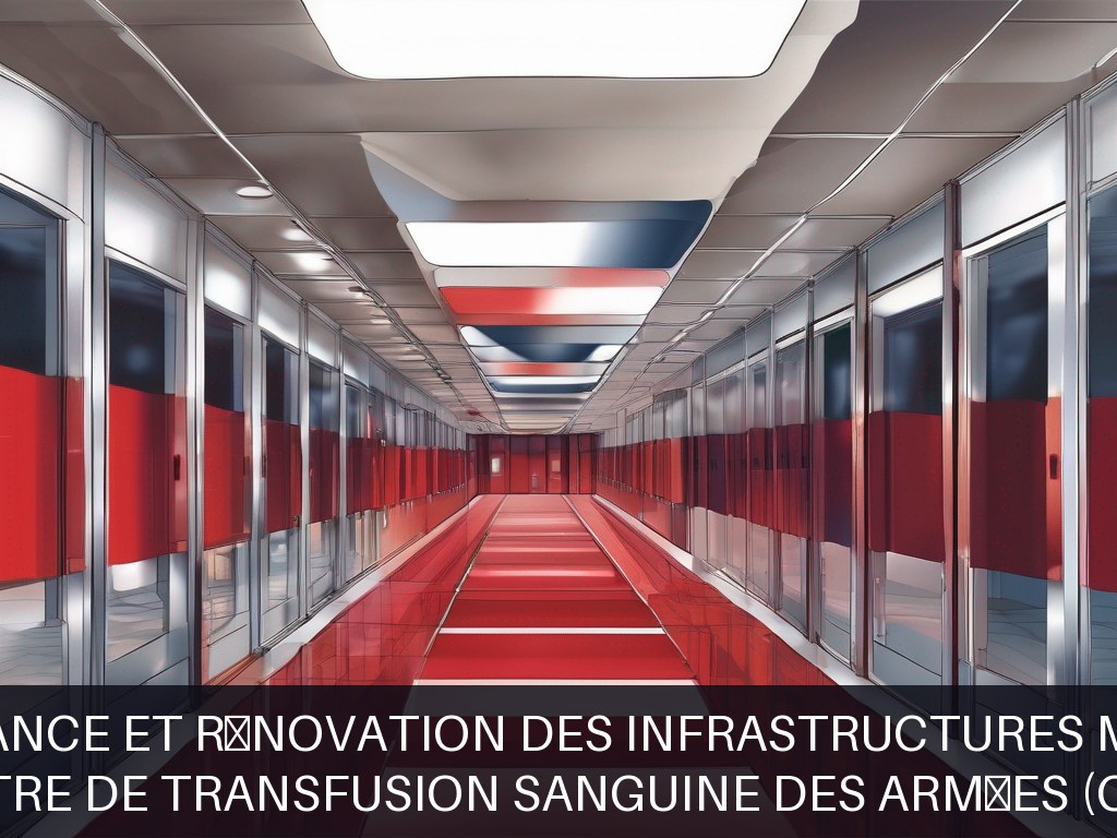 Illustration pour Centre de Transfusion Sanguine des Armées (CTSA): Maintenance et rénovation des infrastructures militaires