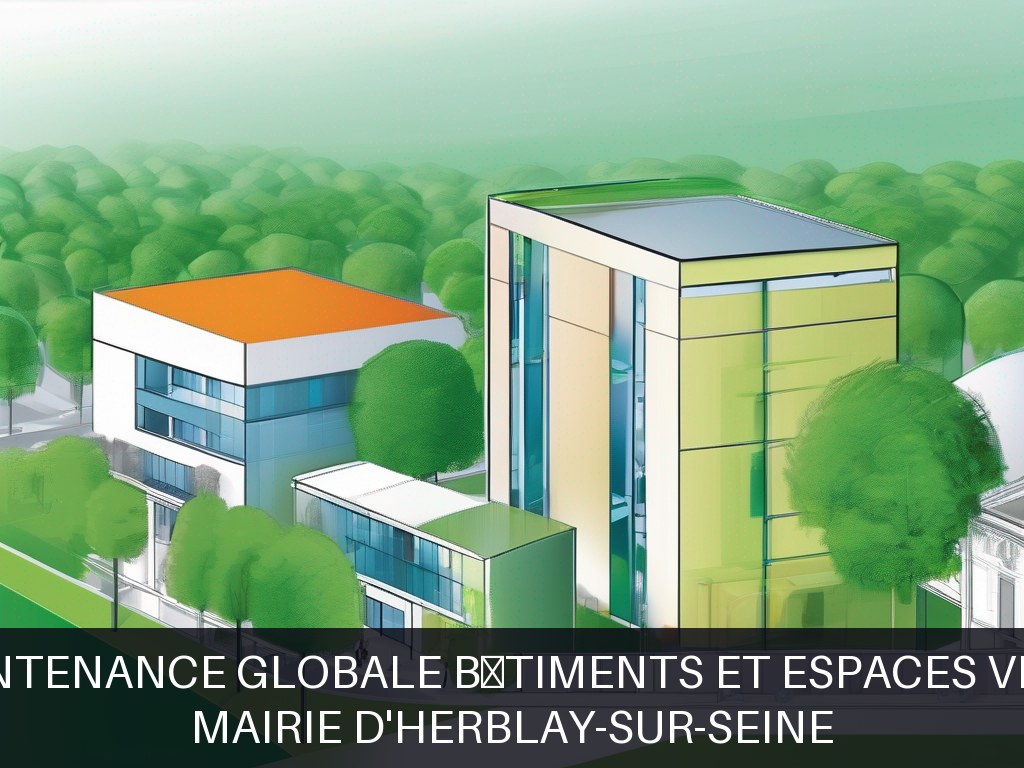 Illustration pour Mairie d'HERBLAY-SUR-SEINE: Maintenance globale bâtiments et espaces verts