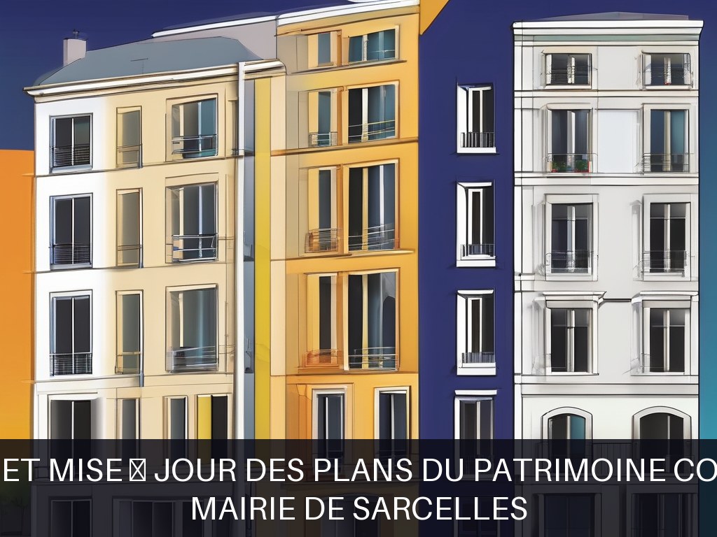 Illustration pour Mairie de Sarcelles: Gestion et mise à jour des plans du patrimoine communal