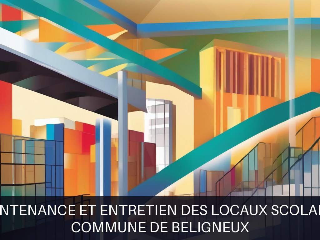 Illustration pour Commune de Beligneux: Maintenance et entretien des locaux scolaires