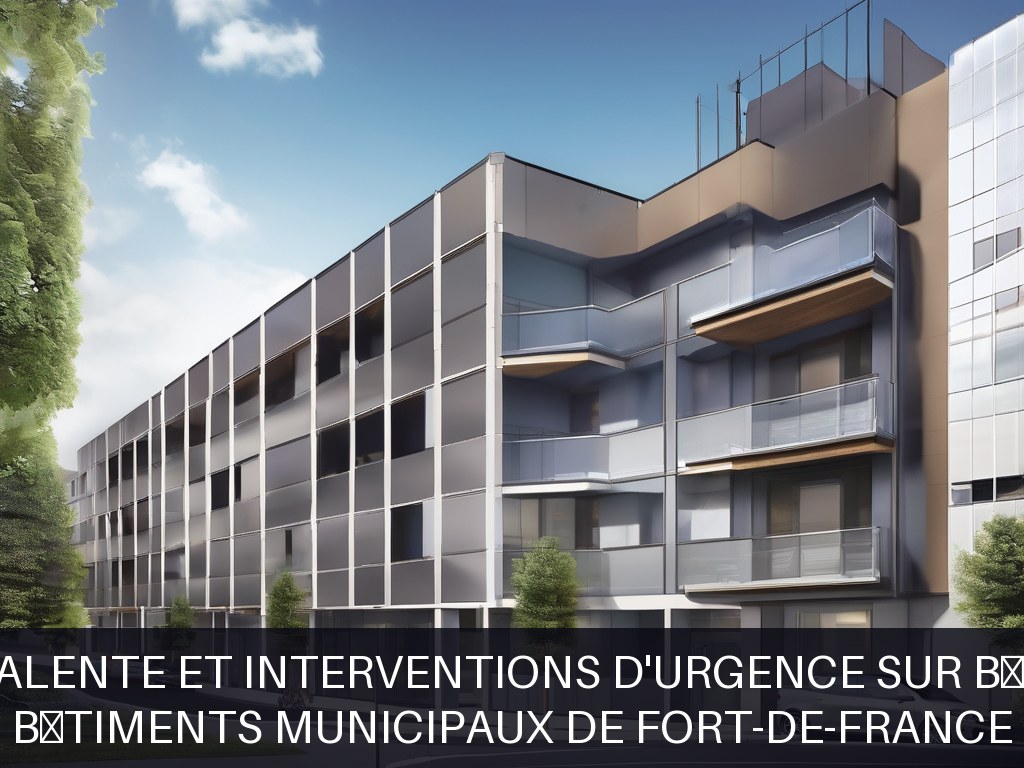 Illustration pour Bâtiments municipaux de Fort-de-France: Maintenance polyvalente et interventions d'urgence sur bâtiments municipaux