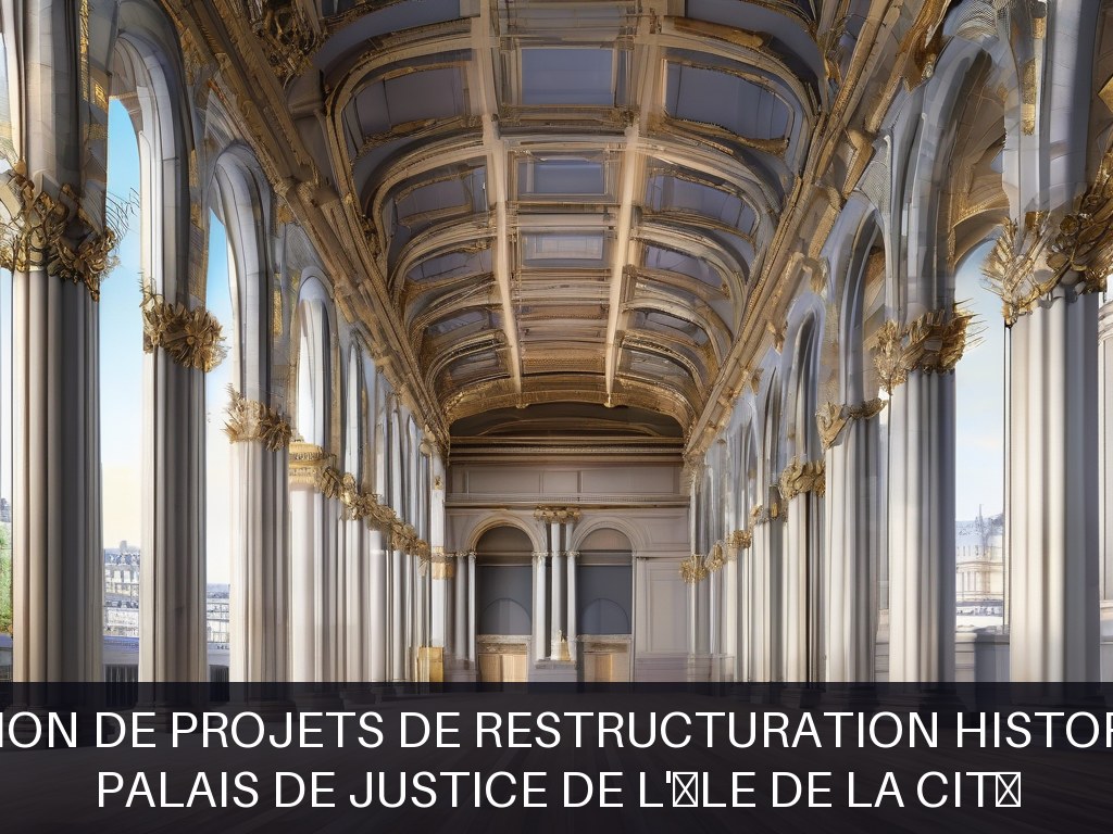 Illustration pour Palais de Justice de l'Île de la Cité: Gestion de Projets de Restructuration Historique