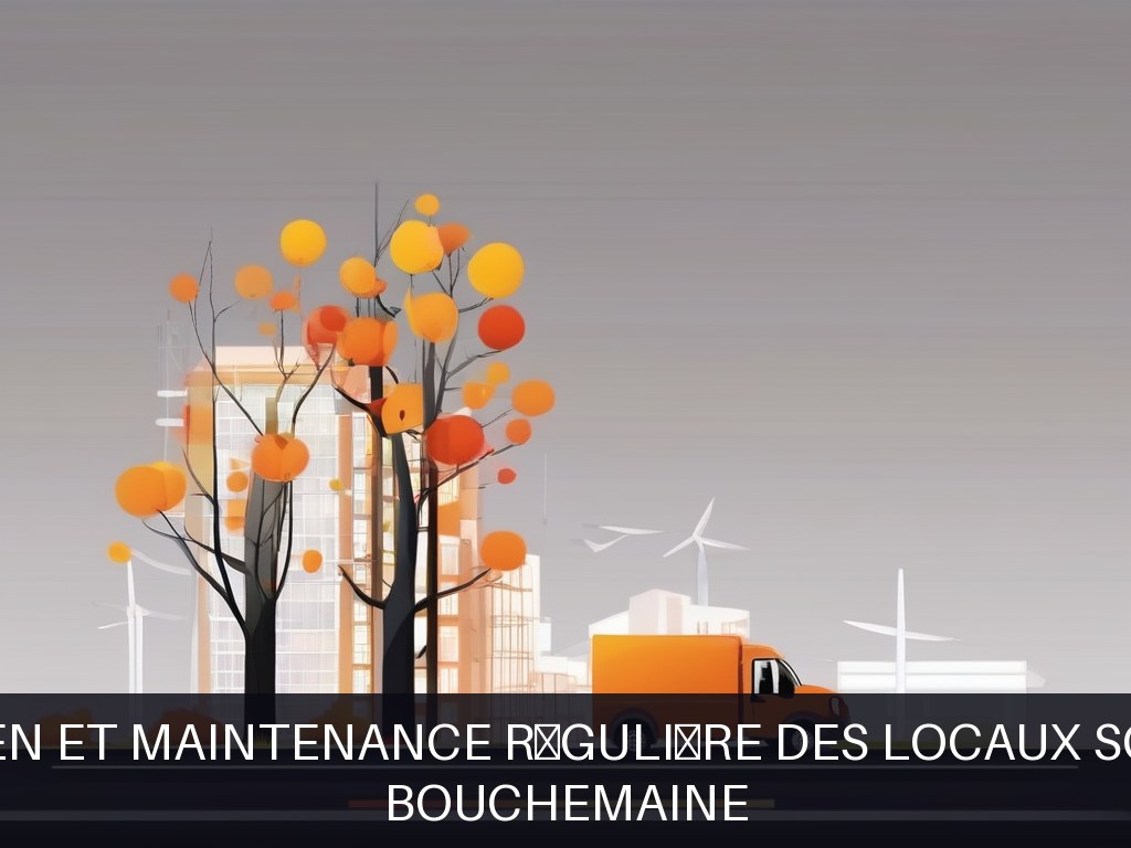 Illustration pour BOUCHEMAINE: Entretien et maintenance régulière des locaux scolaires