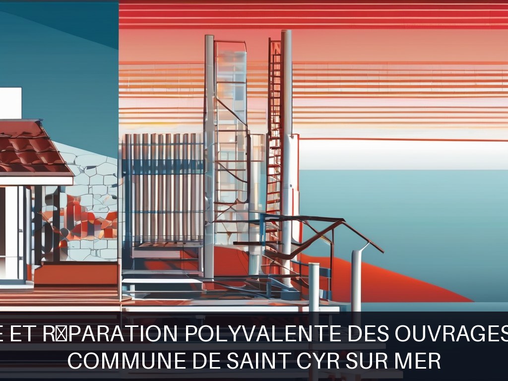 Illustration pour Commune de Saint Cyr sur Mer: Maintenance et réparation polyvalente des ouvrages communaux