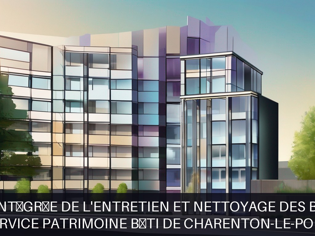 Illustration pour Service Patrimoine Bâti de Charenton-le-Pont: Gestion intégrée de l'entretien et nettoyage des bâtiments