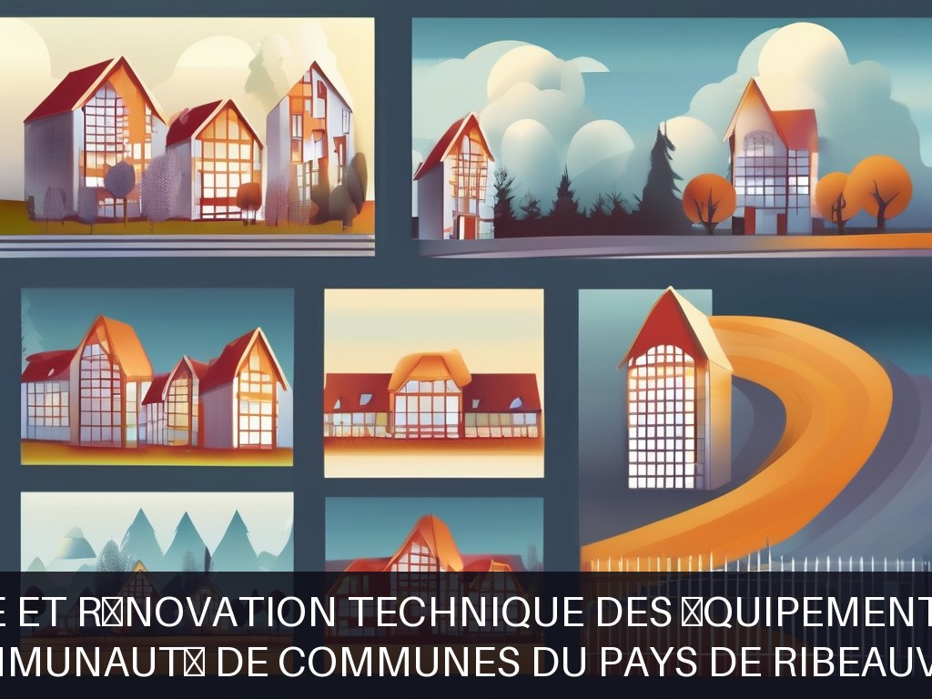 Illustration pour Communauté de Communes du Pays de Ribeauvillé: Maintenance et rénovation technique des équipements collectifs