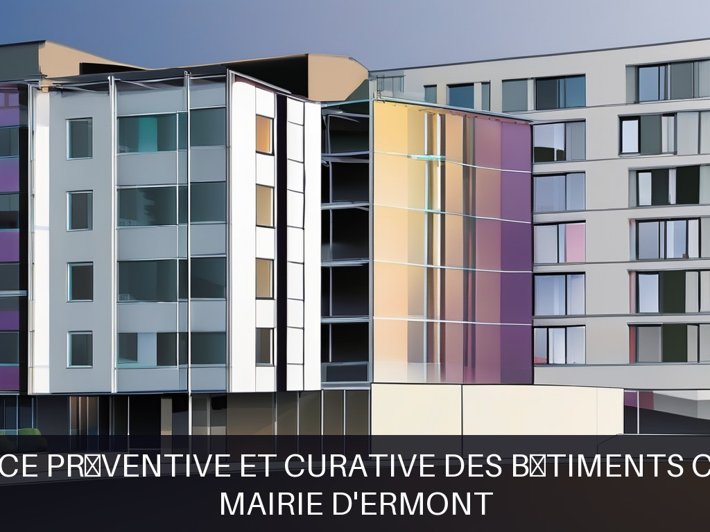 Illustration pour Mairie d'ERMONT: Maintenance préventive et curative des bâtiments communaux