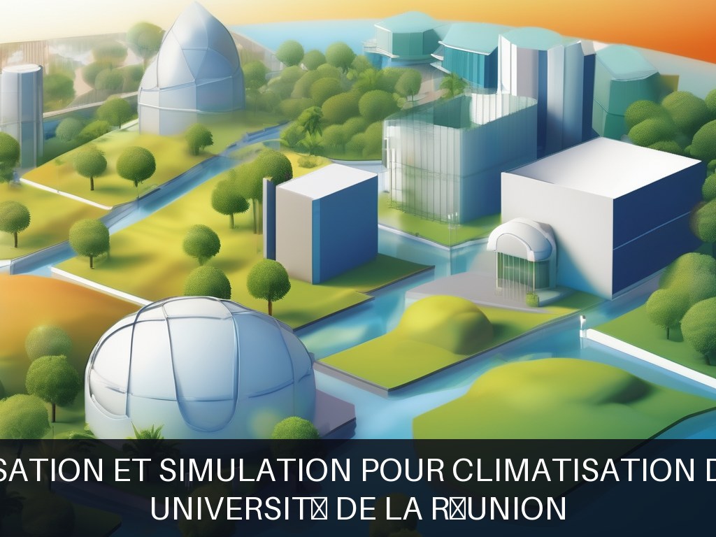 Illustration pour Université de La Réunion: Modélisation et simulation pour climatisation durable