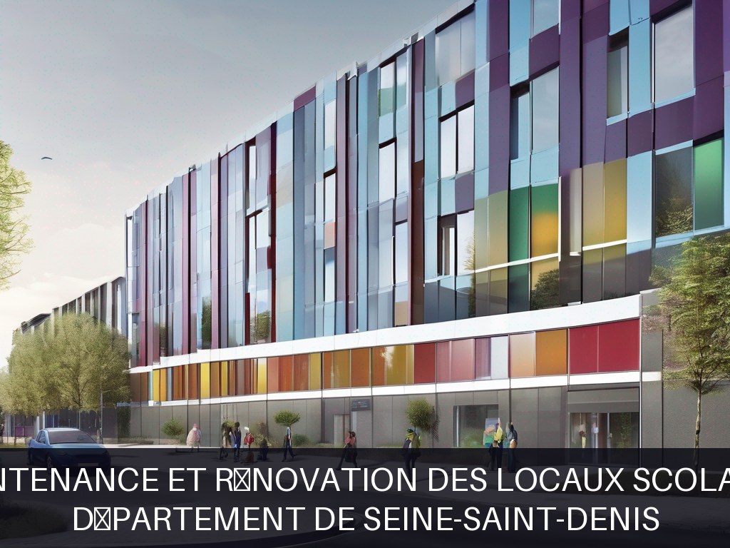 Illustration pour Département de Seine-Saint-Denis: Maintenance et rénovation des locaux scolaires