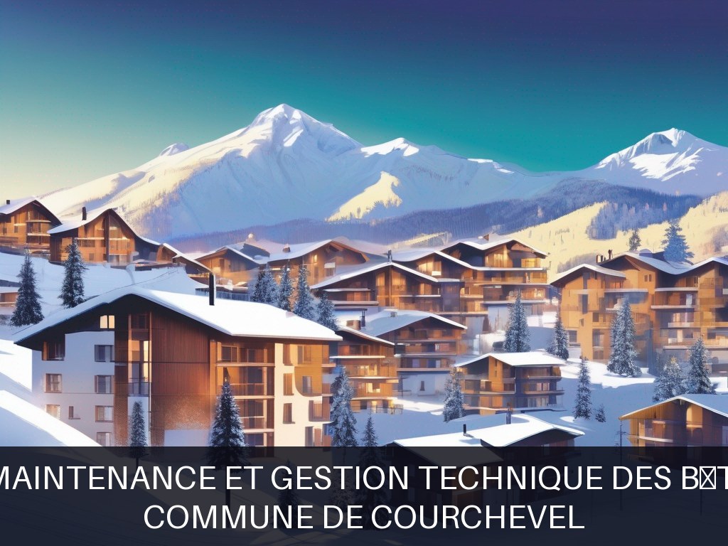 Illustration pour Commune de Courchevel: Optimisation de la maintenance et gestion technique des bâtiments communaux