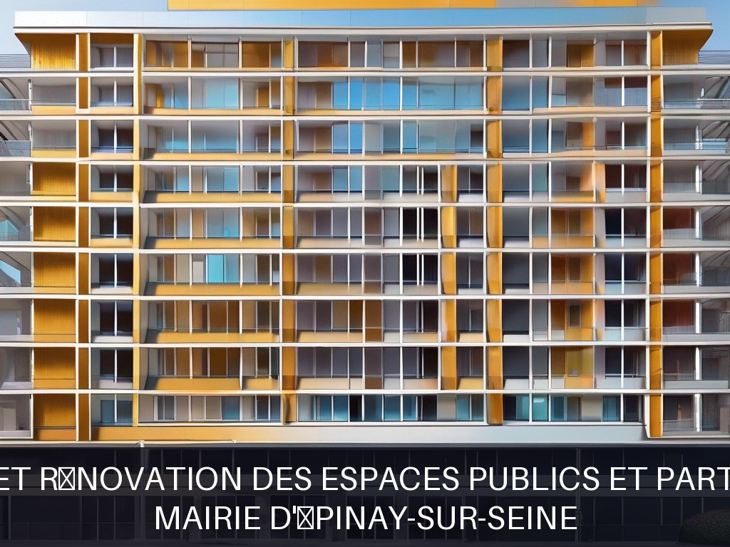 Illustration pour Mairie d'Épinay-sur-Seine: Maintenance et rénovation des espaces publics et parties communes