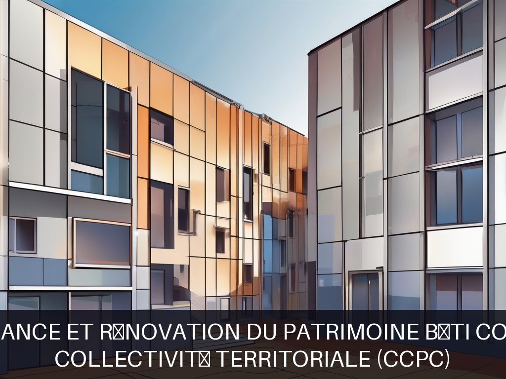 Illustration pour Collectivité territoriale (CCPC): Maintenance et rénovation du patrimoine bâti communal