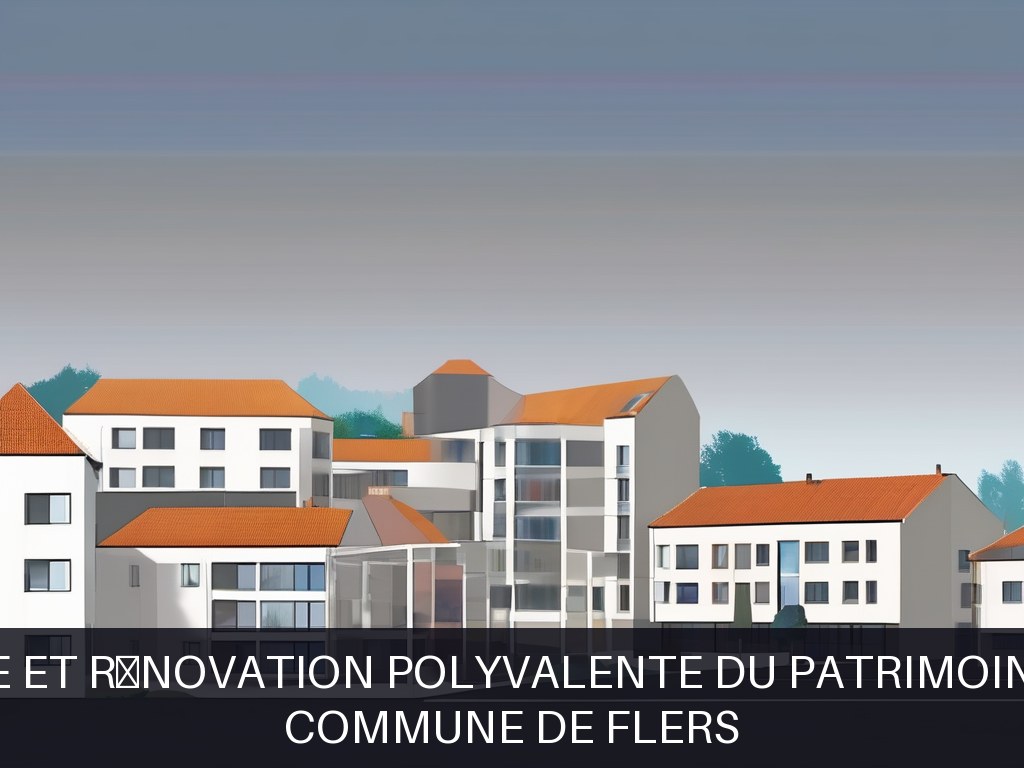 Illustration pour Commune de FLERS: Maintenance et rénovation polyvalente du patrimoine communal