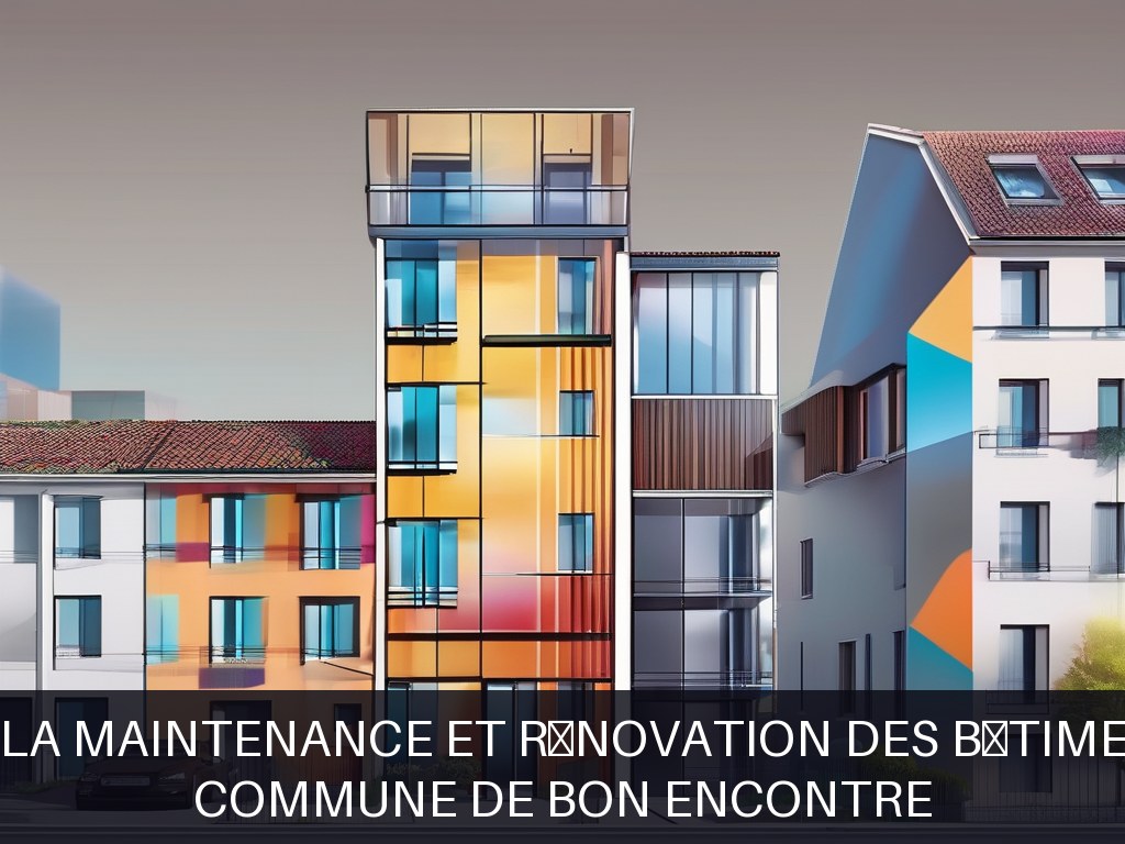 Illustration pour Commune de Bon Encontre: Optimisation de la maintenance et rénovation des bâtiments communaux
