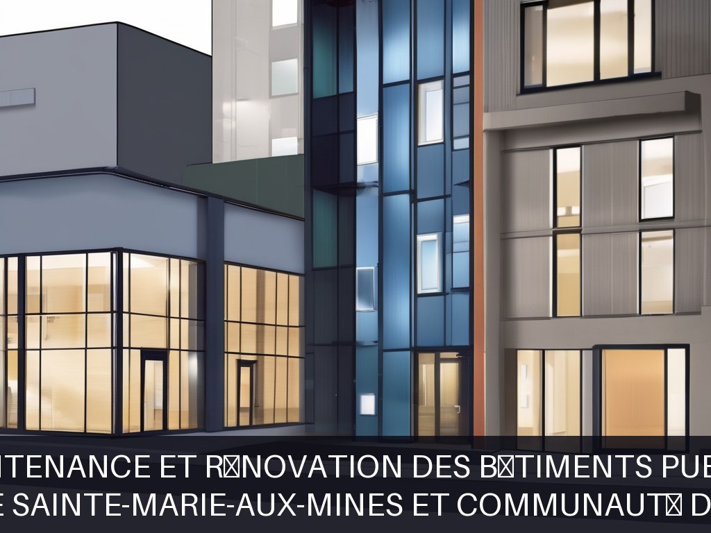 Illustration pour Commune de Sainte-Marie-aux-Mines et Communauté de Communes: Maintenance et rénovation des bâtiments publics
