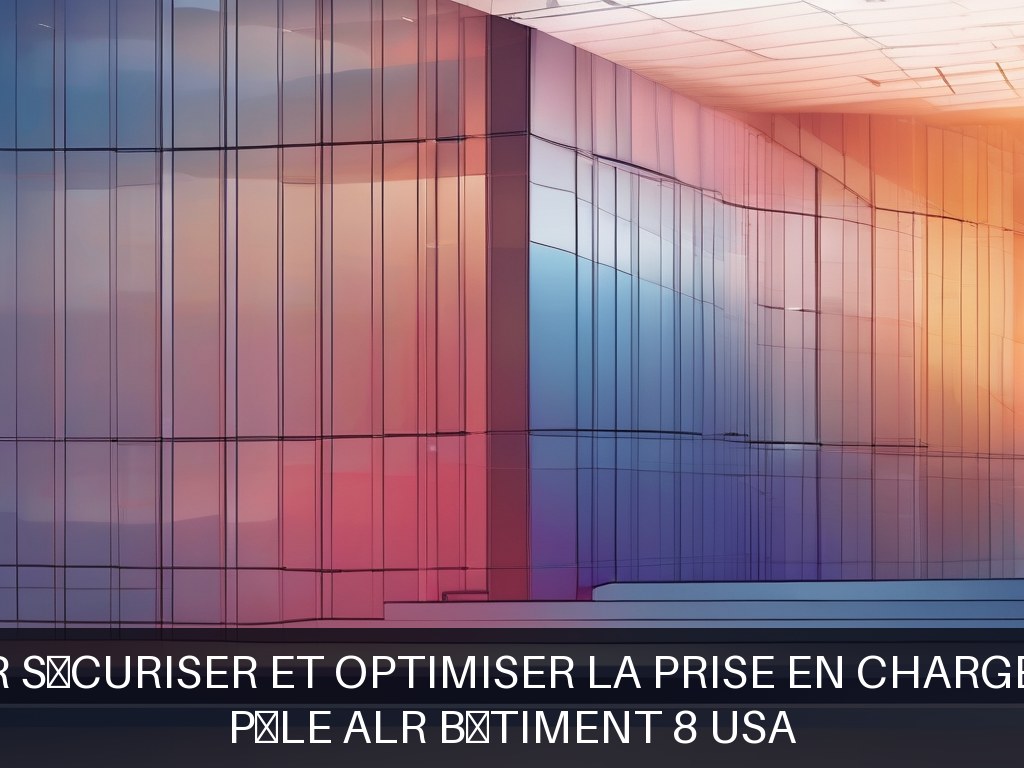 Illustration pour Pôle ALR Bâtiment 8 USA: Solutions pour sécuriser et optimiser la prise en charge psychiatrique (Opportunité Urgente!)