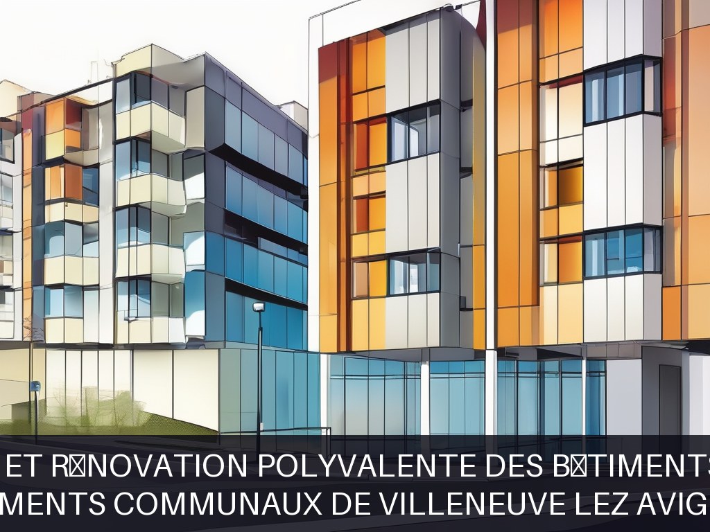 Illustration pour Bâtiments communaux de Villeneuve lez Avignon: Maintenance et rénovation polyvalente des bâtiments communaux