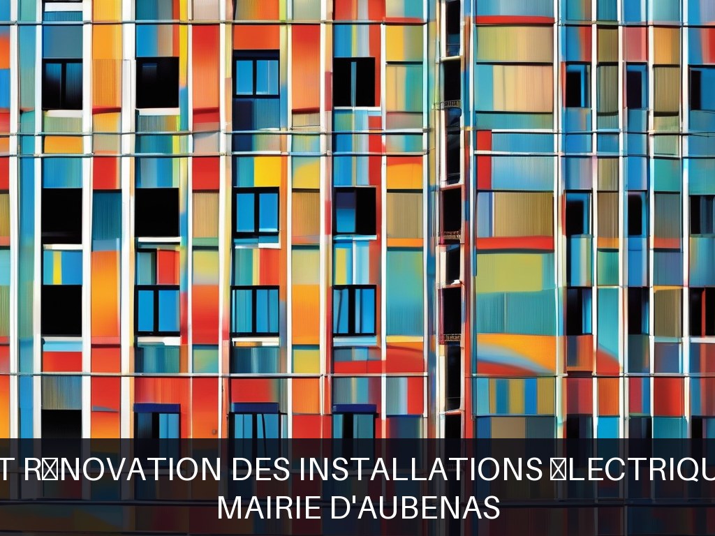 Illustration pour Mairie d'Aubenas: Maintenance et rénovation des installations électriques municipales