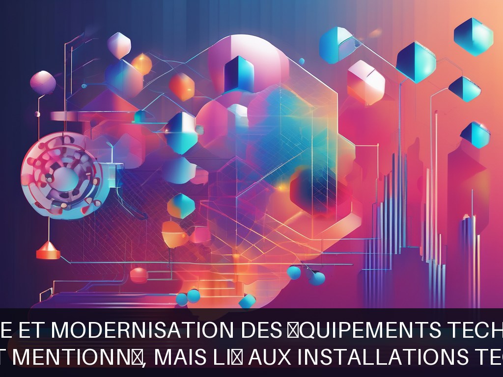 Illustration pour Non explicitement mentionné, mais lié aux installations techniques des DATA: Maintenance et modernisation des équipements techniques DATA