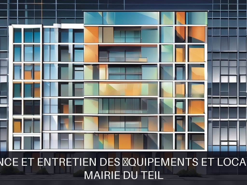Illustration pour Mairie du Teil: Maintenance et entretien des équipements et locaux publics