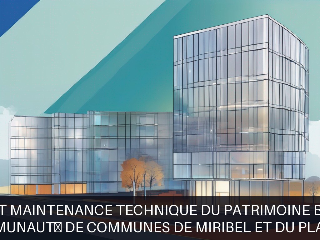 Illustration pour Communauté de Communes de Miribel et du Plateau: Gestion et maintenance technique du patrimoine bâti public