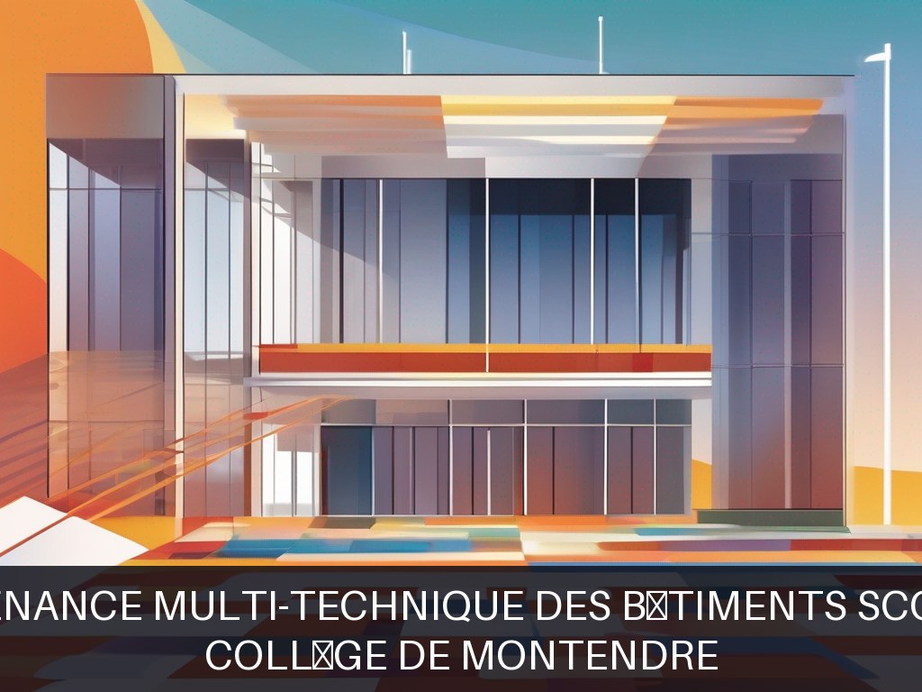 Illustration pour Collège de Montendre: Maintenance multi-technique des bâtiments scolaires