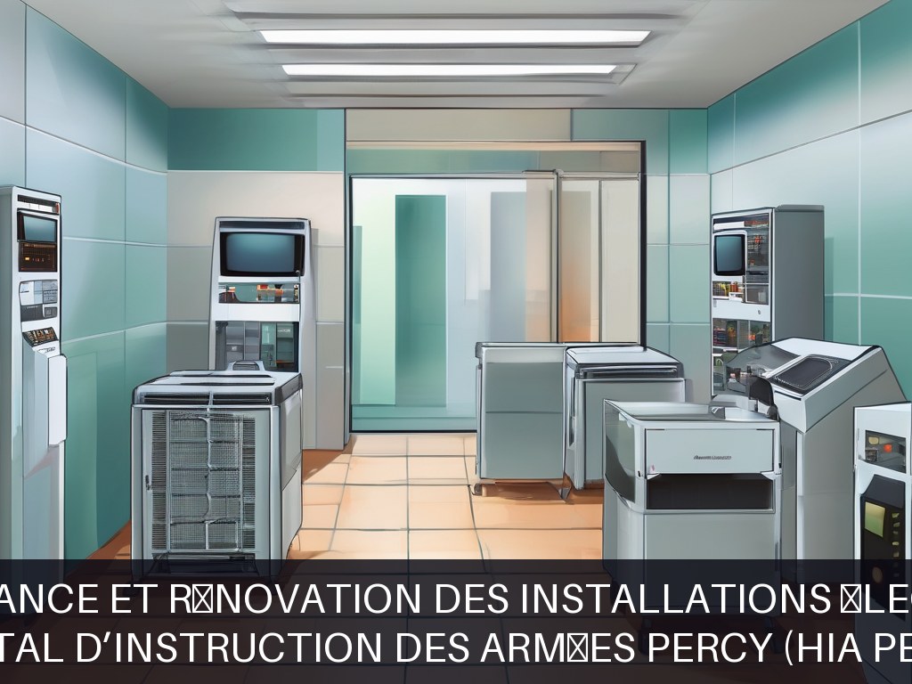 Illustration pour Hôpital d’Instruction des Armées Percy (HIA Percy): Maintenance et rénovation des installations électriques