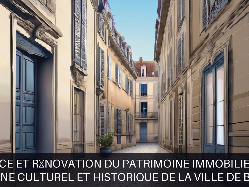 Illustration pour Patrimoine culturel et historique de la Ville de Bordeaux: Maintenance et rénovation du patrimoine immobilier culturel