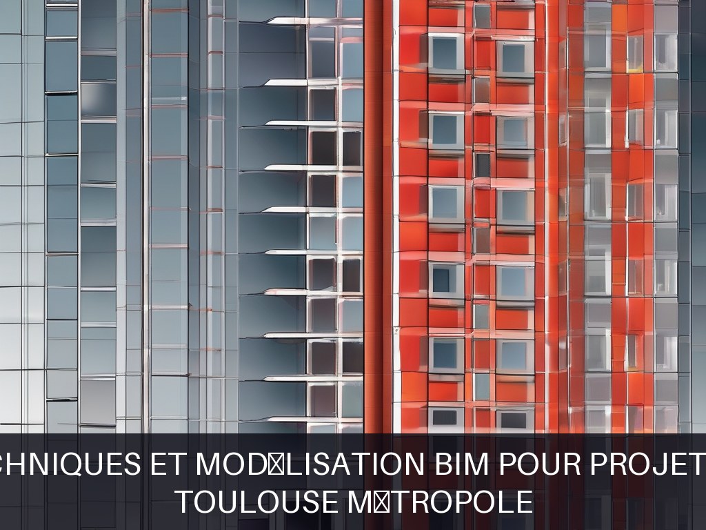 Illustration pour Toulouse Métropole: Études techniques et modélisation BIM pour projets bâtiment