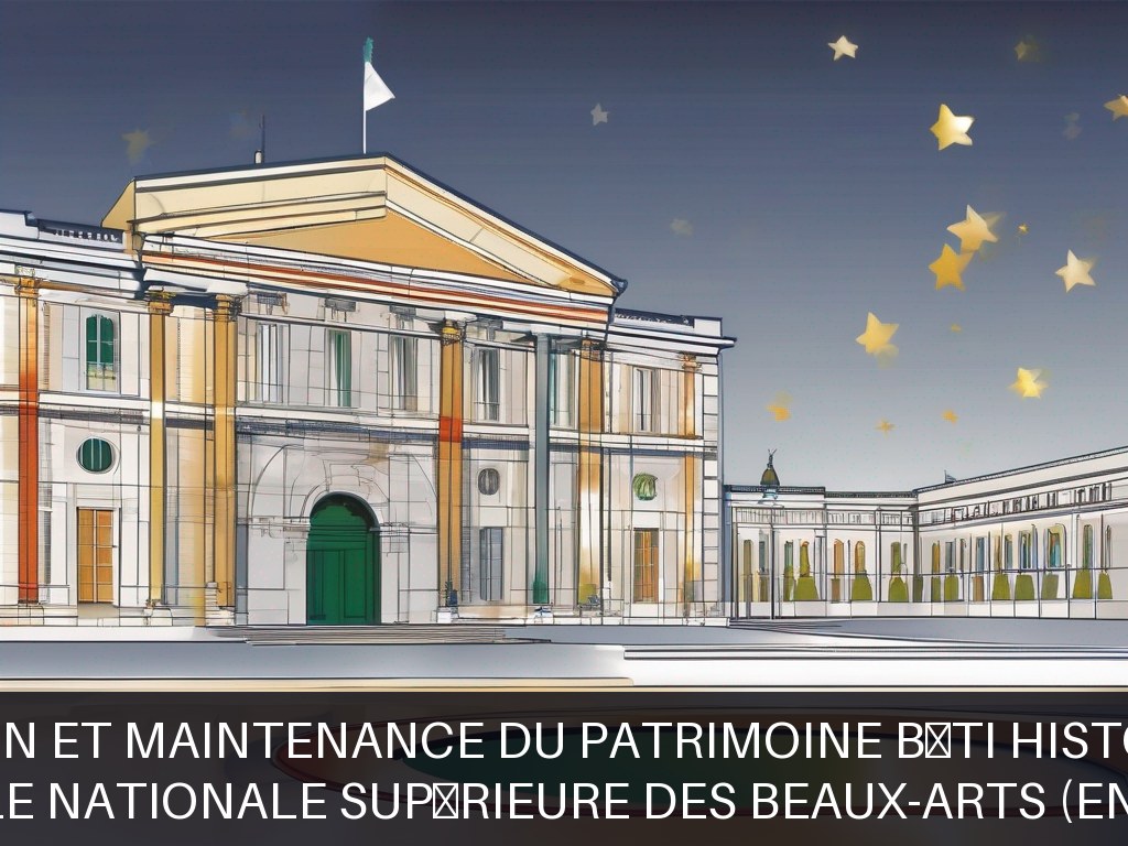 Illustration pour École Nationale Supérieure des Beaux-Arts (ENSBA): Gestion et maintenance du patrimoine bâti historique