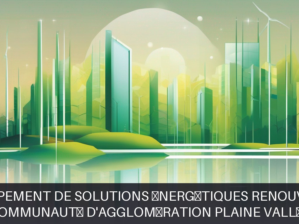 Illustration pour Communauté d'Agglomération Plaine Vallée: Développement de solutions énergétiques renouvelables