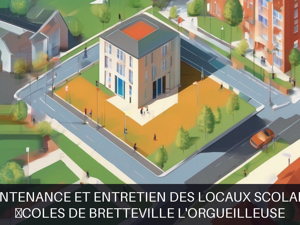 Illustration pour Écoles de Bretteville l'Orgueilleuse: Maintenance et entretien des locaux scolaires