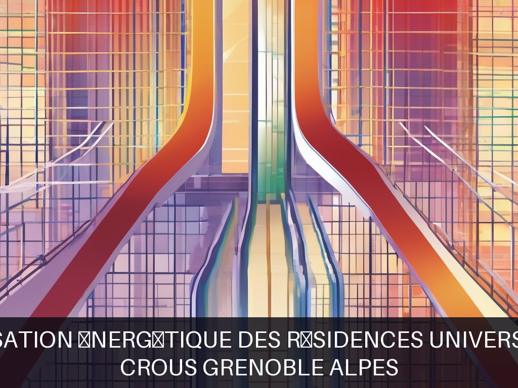 Illustration pour CROUS Grenoble Alpes: Optimisation énergétique des résidences universitaires (Potentiel à Court Terme)