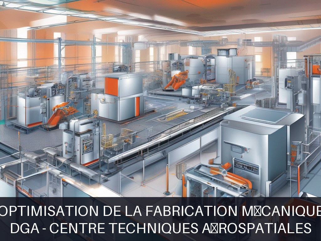 Illustration pour DGA - Centre techniques aérospatiales: Optimisation de la Fabrication Mécanique