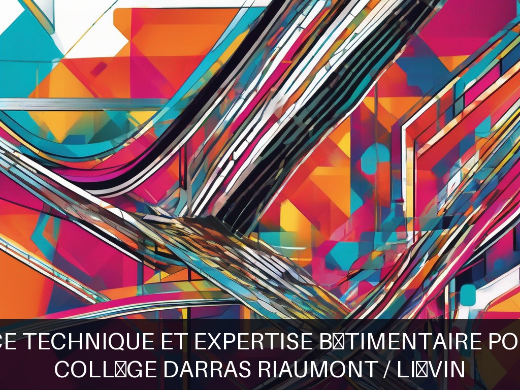 Illustration pour Collège Darras Riaumont / Liévin: Maintenance technique et expertise bâtimentaire pour collèges