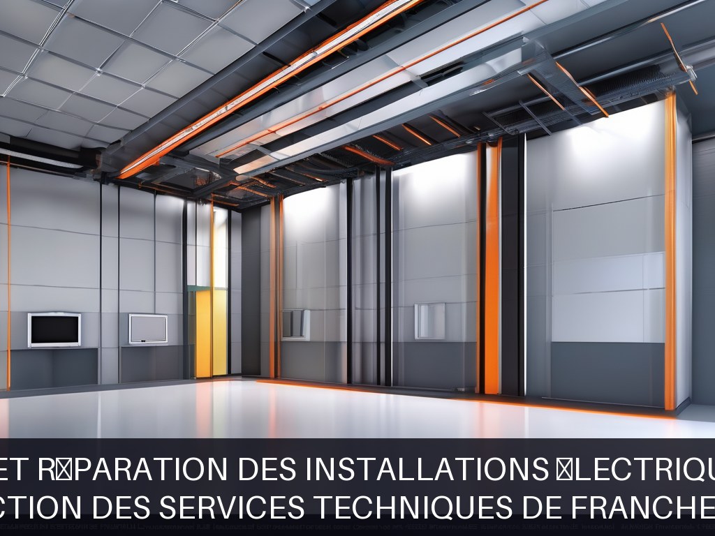 Illustration pour Direction des Services Techniques de Francheville: Maintenance et réparation des installations électriques courantes