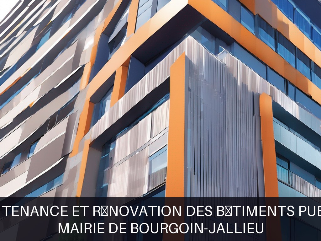 Illustration pour Mairie de Bourgoin-Jallieu: Maintenance et rénovation des bâtiments publics