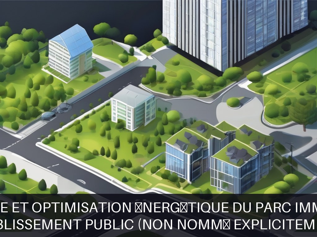 Illustration pour Établissement public (non nommé explicitement): Pilotage et optimisation énergétique du parc immobilier (Opportunité Urgente!)