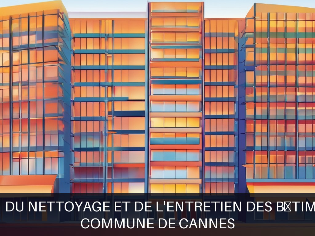 Illustration pour Commune de Cannes: Optimisation du nettoyage et de l'entretien des bâtiments publics