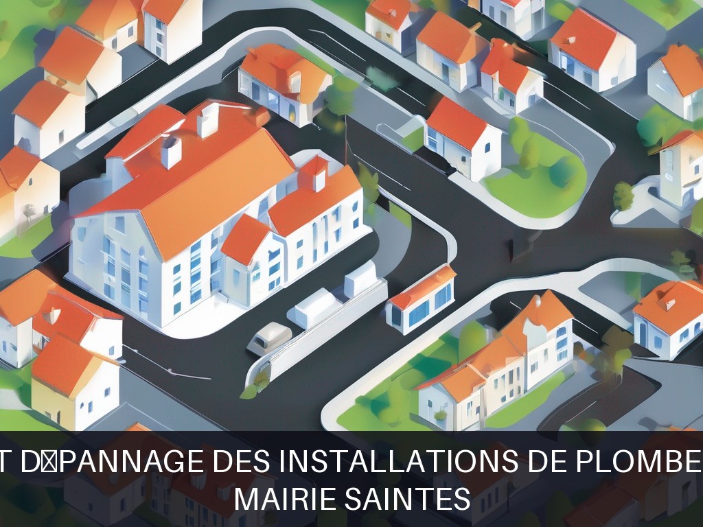 Illustration pour MAIRIE SAINTES: Maintenance et dépannage des installations de plomberie municipales
