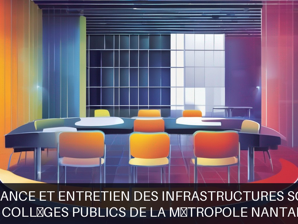 Illustration pour 36 collèges publics de la Métropole nantaise: Maintenance et entretien des infrastructures scolaires