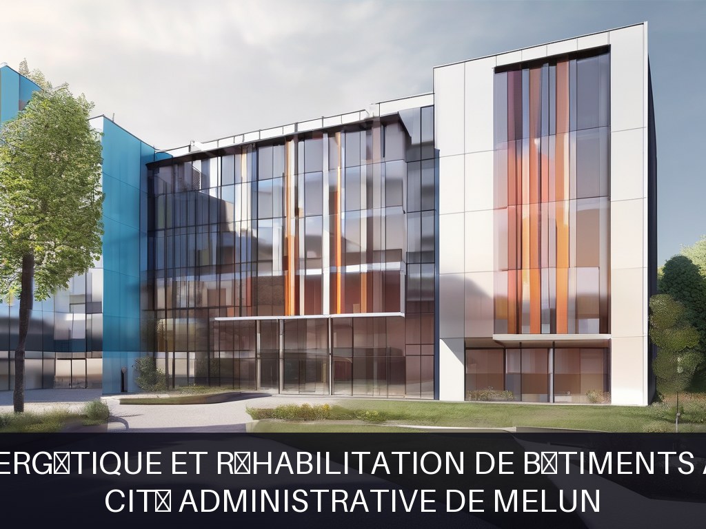 Illustration pour Cité administrative de Melun: Rénovation énergétique et réhabilitation de bâtiments administratifs (Potentiel à Court Terme)